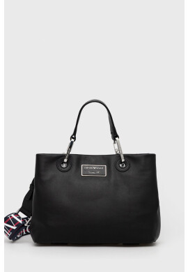 Emporio Armani Кожена чанта в черно - Pepit.bg