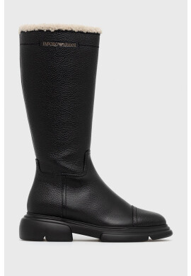 Emporio Armani Кожени ботуши - Pepit.bg