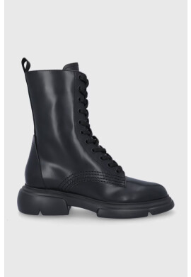 Emporio Armani Кожени кубинки - Pepit.bg