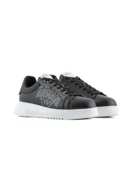 Emporio Armani Кожени маратонки в черно X4X264 XN732 K001 - Pepit.bg