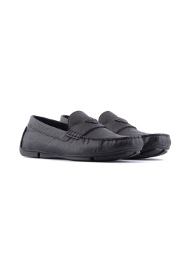 Emporio Armani Мокасини в черно - Pepit.bg