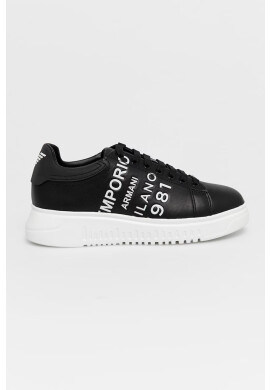 Emporio Armani Обувки в черно с платформа - Pepit.bg