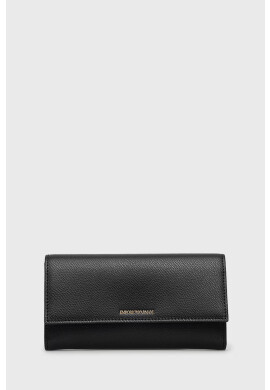Emporio Armani Портфейл дамски в черно - Pepit.bg
