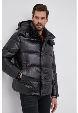 Emporio Armani Пухено яке мъжко в черно със зимна изолация - Pepit.bg