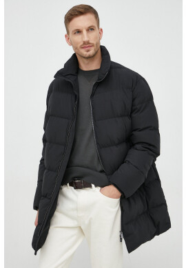 Emporio Armani Пухено яке в черно със зимна изолация - Pepit.bg