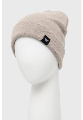 Emporio Armani Шапка в бежово - Pepit.bg