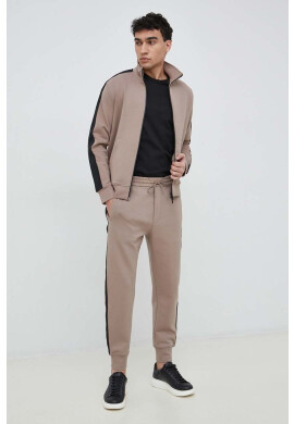 Emporio Armani Суичър в тъмносиньо с принт - Pepit.bg