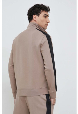 Emporio Armani Суичър в черно с качулка с изчистен дизайн - Pepit.bg