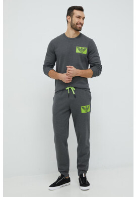 Emporio Armani Underwear Домашен комплект мъжки в сиво - Pepit.bg