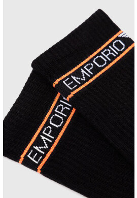 Emporio Armani Underwear Чорапи (2 броя) в черно - Pepit.bg