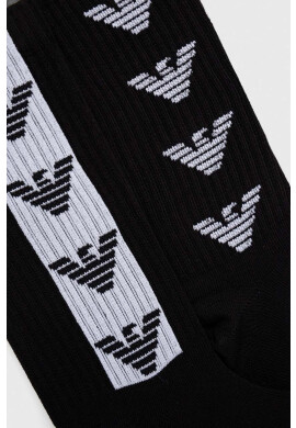 Emporio Armani Underwear Чорапи (2 броя) в черно - Pepit.bg