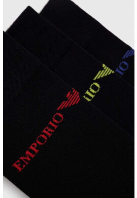 Emporio Armani Underwear Чорапи (3 броя) в черно - Pepit.bg