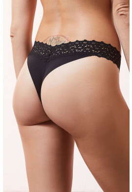 Etam Прашки Wish - Tanga V-shape - Noir - Pepit.bg