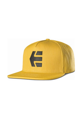 Etnies Шапка Icon в жълто с апликация - Pepit.bg