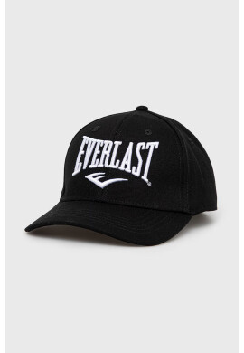 Everlast Памучна шапка в черно с апликация - Pepit.bg