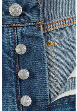Evisu Дънки Graffiti Daruma Pocket Printed Jeans в синьо 2ESHTM3JE12517CT INDIGO MID TONE - Pepit.bg