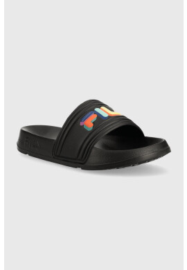 Fila Чехли MORRO BAY LOGO в черно - Pepit.bg