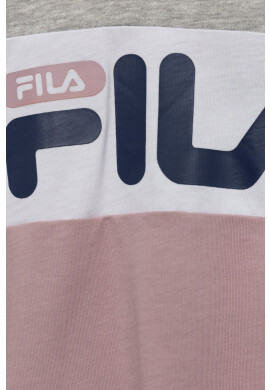 Fila Детска памучна тениска в бяло с принт - Pepit.bg