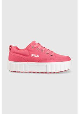 Fila Детски ниски кецове в оранжево - Pepit.bg