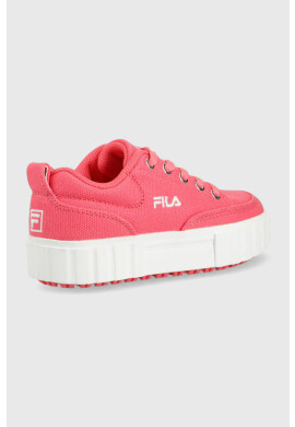 Fila Детски ниски кецове в оранжево - Pepit.bg