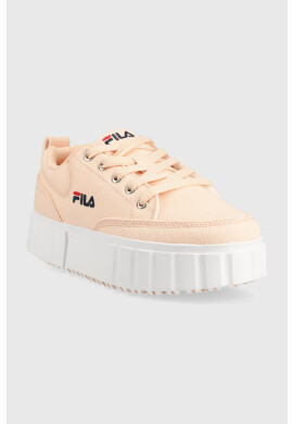 Fila Детски ниски кецове в оранжево - Pepit.bg