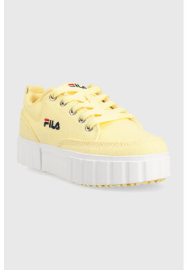 Fila Детски ниски кецове в оранжево - Pepit.bg