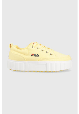 Fila Детски ниски кецове в жълто - Pepit.bg