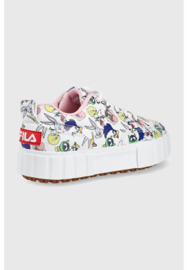 Fila Детски обувки Wb Sandblast Aop в бяло - Pepit.bg