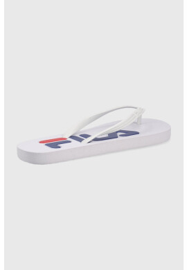 Fila Джапанки Troy дамски в бяло с равна подметка - Pepit.bg