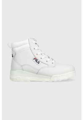 Fila Кожени кубинки Grunge Ii L в бяло с платформа - Pepit.bg