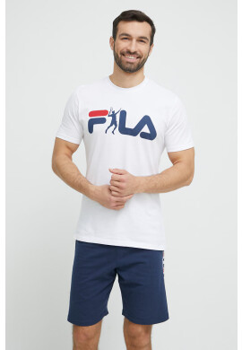 Fila Памучна пижама в тъмносиньо с принт - Pepit.bg