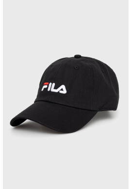 Fila Памучна шапка в черно с апликация - Pepit.bg
