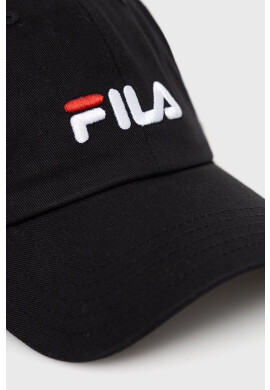 Fila Памучна шапка в черно с апликация - Pepit.bg