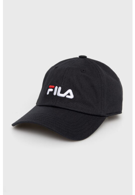 Fila Памучна шапка в черно с апликация - Pepit.bg