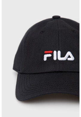 Fila Памучна шапка в черно с апликация - Pepit.bg