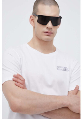 Fila Памучна тениска в бяло с принт - Pepit.bg