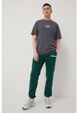 Fila Памучна тениска в сиво с апликация - Pepit.bg