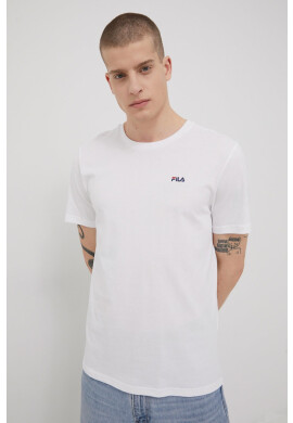 Fila Памучна тениска (2 чифта) в черно с изчистен дизайн - Pepit.bg