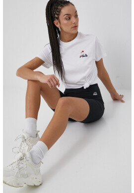 Fila Памучна тениска в тюркоазено - Pepit.bg