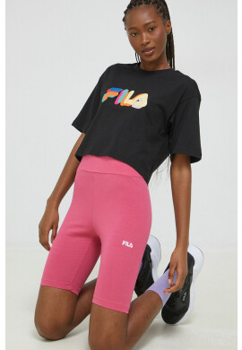 Fila Памучна тениска в черно - Pepit.bg