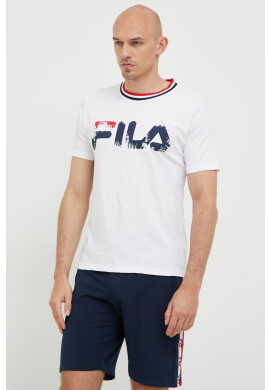 Fila Пижама мъжка в бяло с принт - Pepit.bg