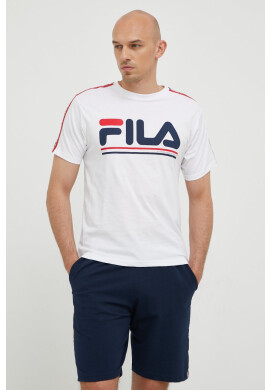 Fila Пижама мъжка в бяло с принт - Pepit.bg
