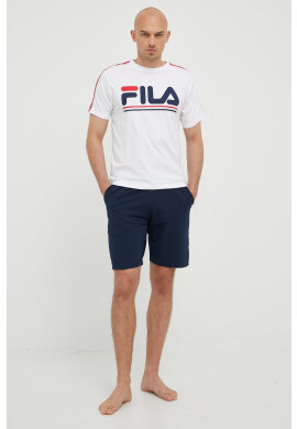 Fila Пижама мъжка в бяло с принт - Pepit.bg