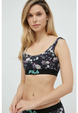 Fila Спортен сутиен в черно с десен - Pepit.bg