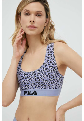 Fila Спортен сутиен в лилаво с десен - Pepit.bg