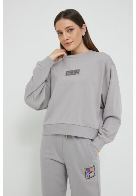 Fila Суичър в сиво с изчистен дизайн - Pepit.bg