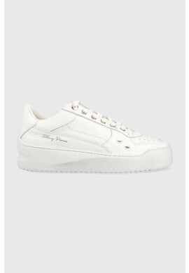 Filling Pieces Кожени маратонки Avenue Cup в бяло 71533701855 - Pepit.bg