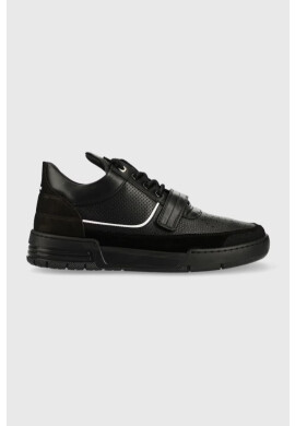 Filling Pieces Кожени маратонки Low Top Blaze в черно 10125691861 - Pepit.bg