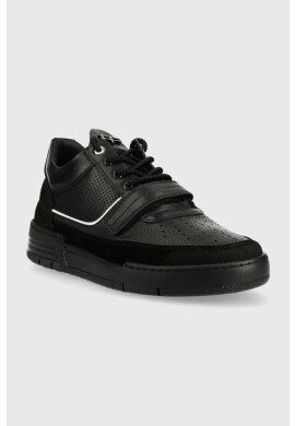 Filling Pieces Кожени маратонки Low Top Blaze в черно 10125691861 - Pepit.bg