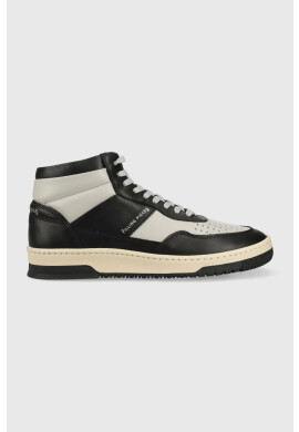 Filling Pieces Кожени маратонки Mid Ace Skyline в сиво - Pepit.bg